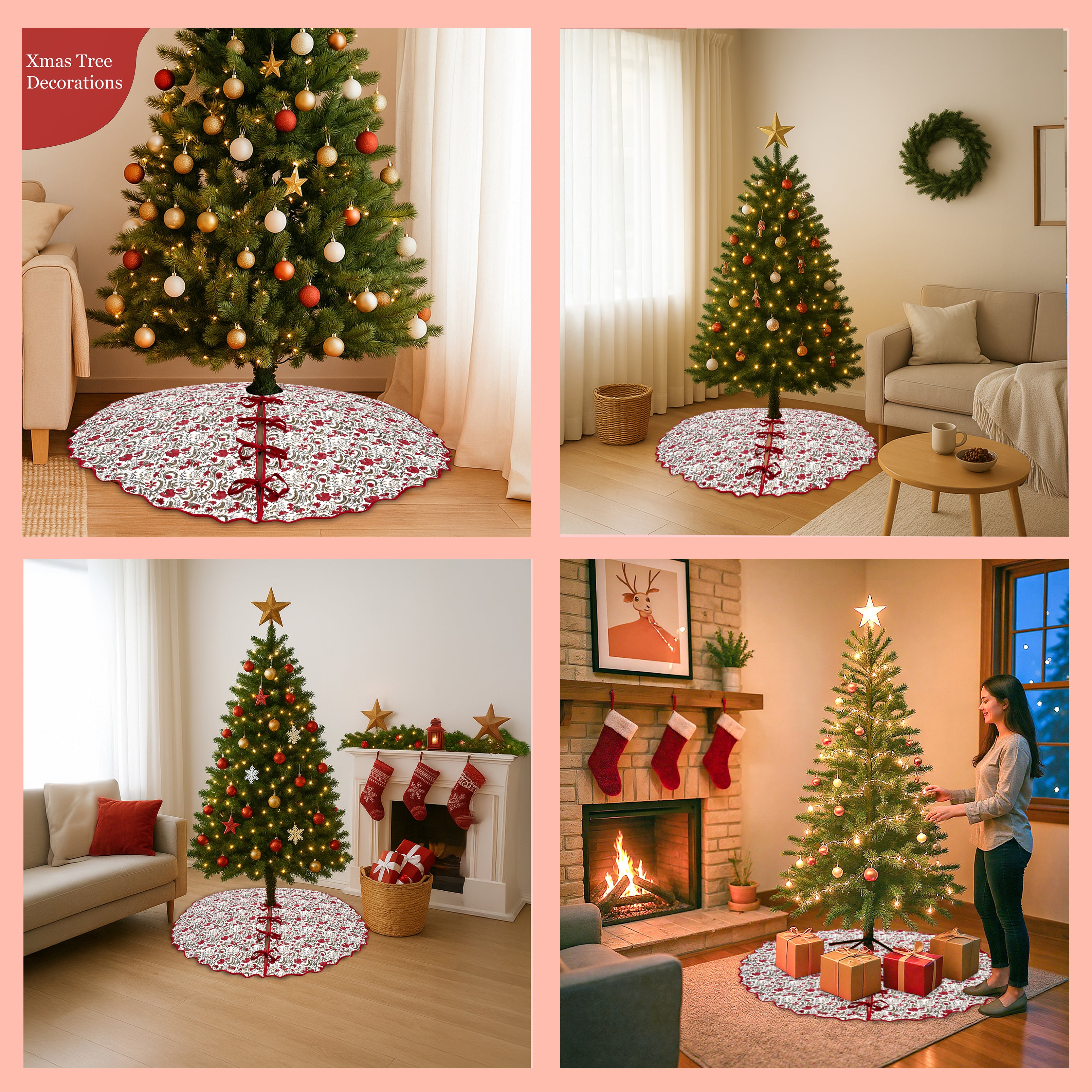 Prune Red Tree Skirt