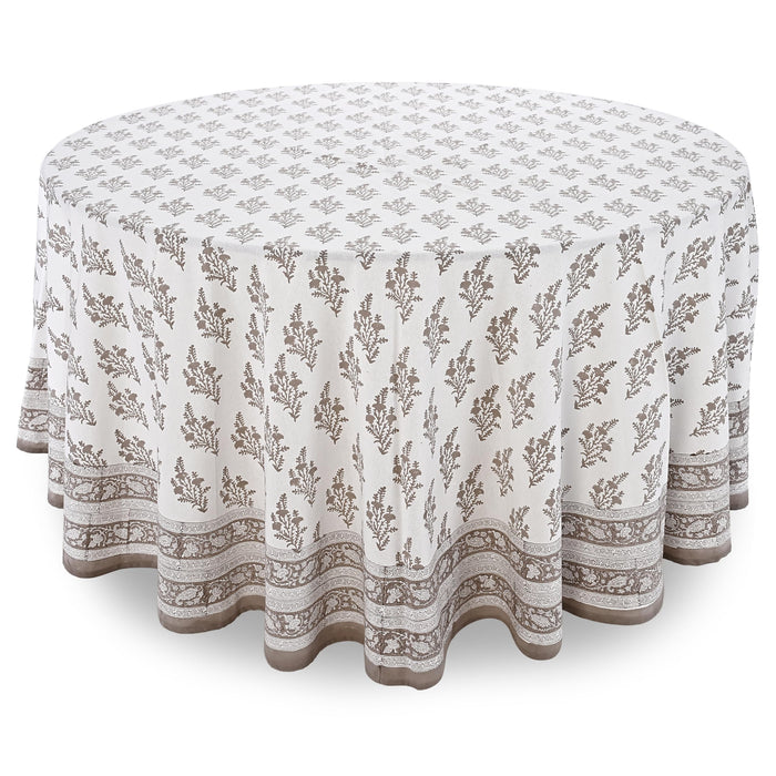 Quiet Earth Round Tablecloth