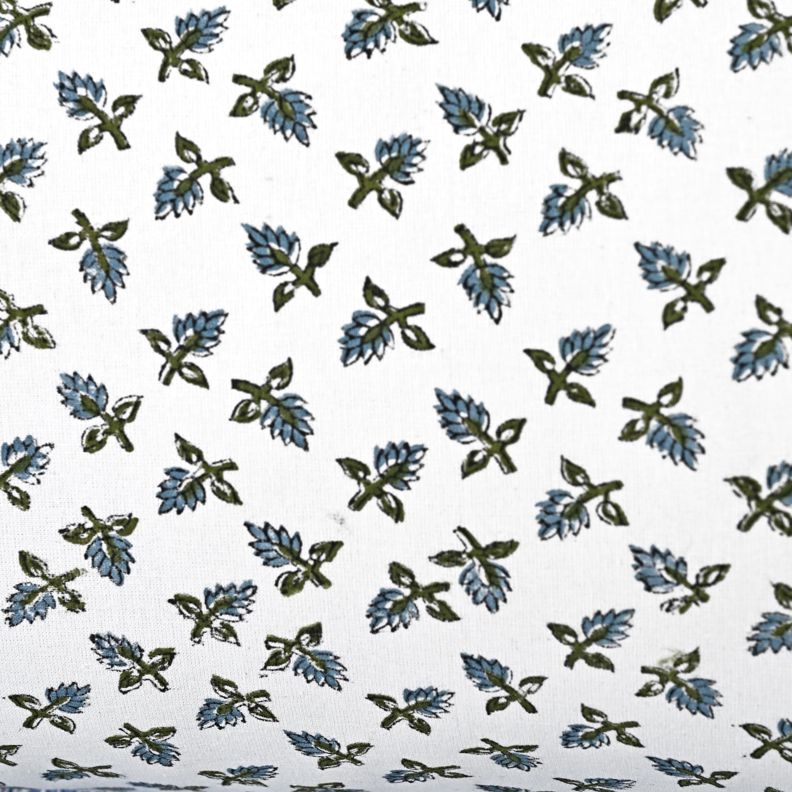 Hand Block Print Cotton Pillow Sham - Baby Blossams