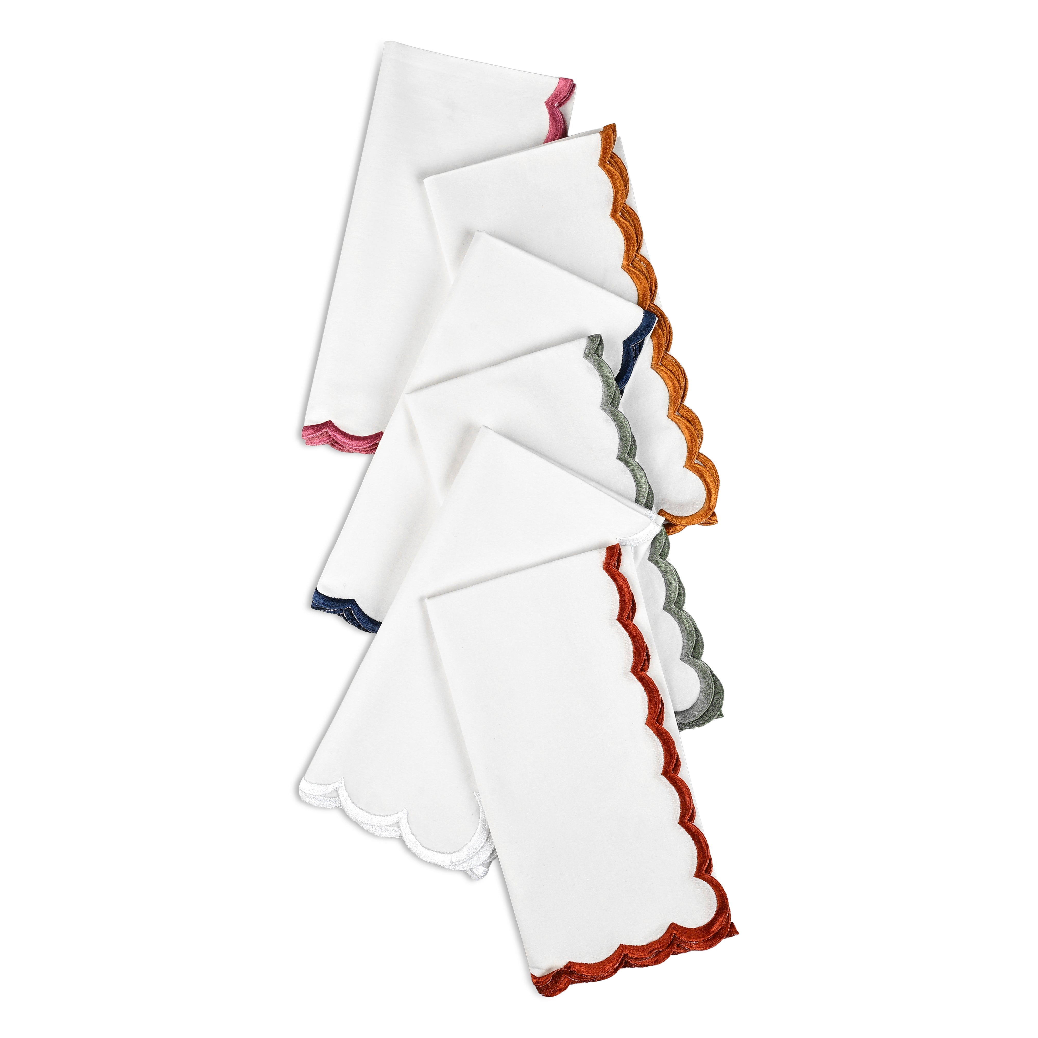 Random Mix Embroidery Napkins Ridhi Block Print