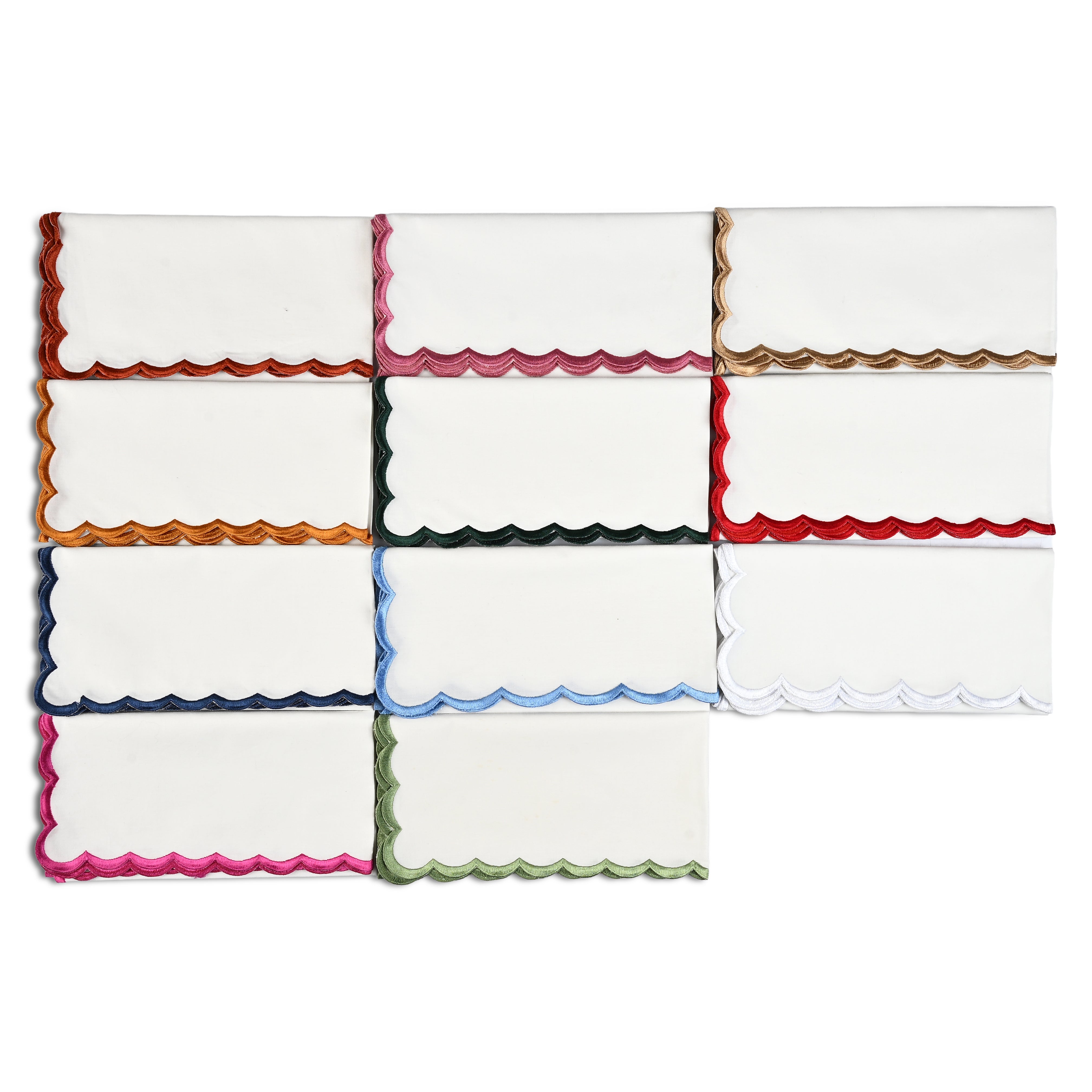 Random Mix Embroidery Napkins Ridhi Block Print