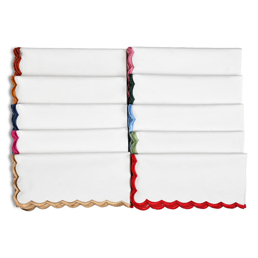 Random Mix Embroidery Napkins Ridhi Block Print