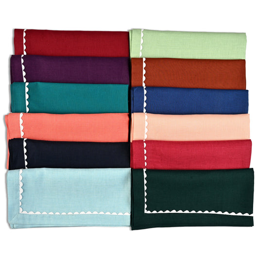 Mix Color Cotton Napkin Set Ridhi Block Print