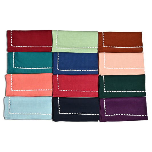 Mix Color Cotton Napkin Set Ridhi Block Print