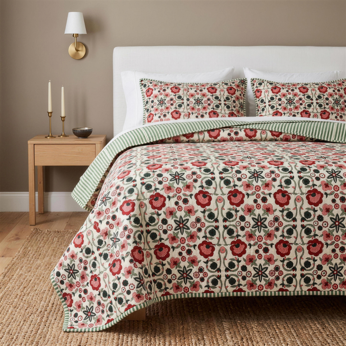Apple Red Quilt