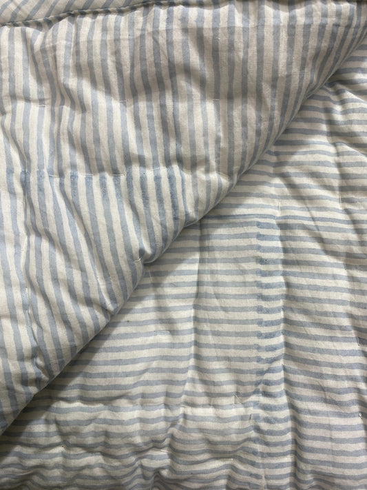Mughal Buta Blue Quilt Ridhi Block Print