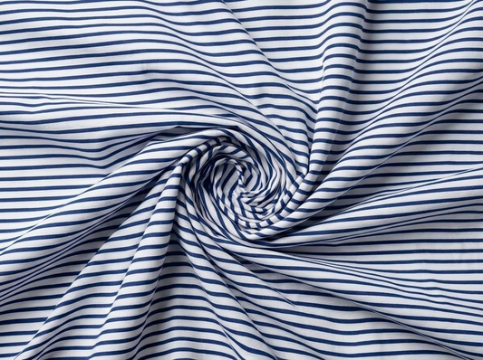 Navy Blue Stripe Embroidery Napkins Ridhi Block Print