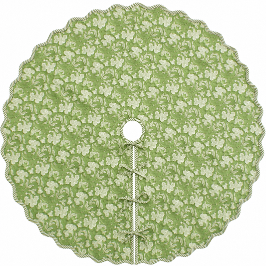 Sage Green Tree Skirt Ridhi Block Print