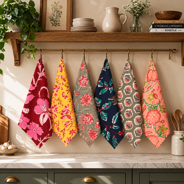 Multi Colored Plain Napkins