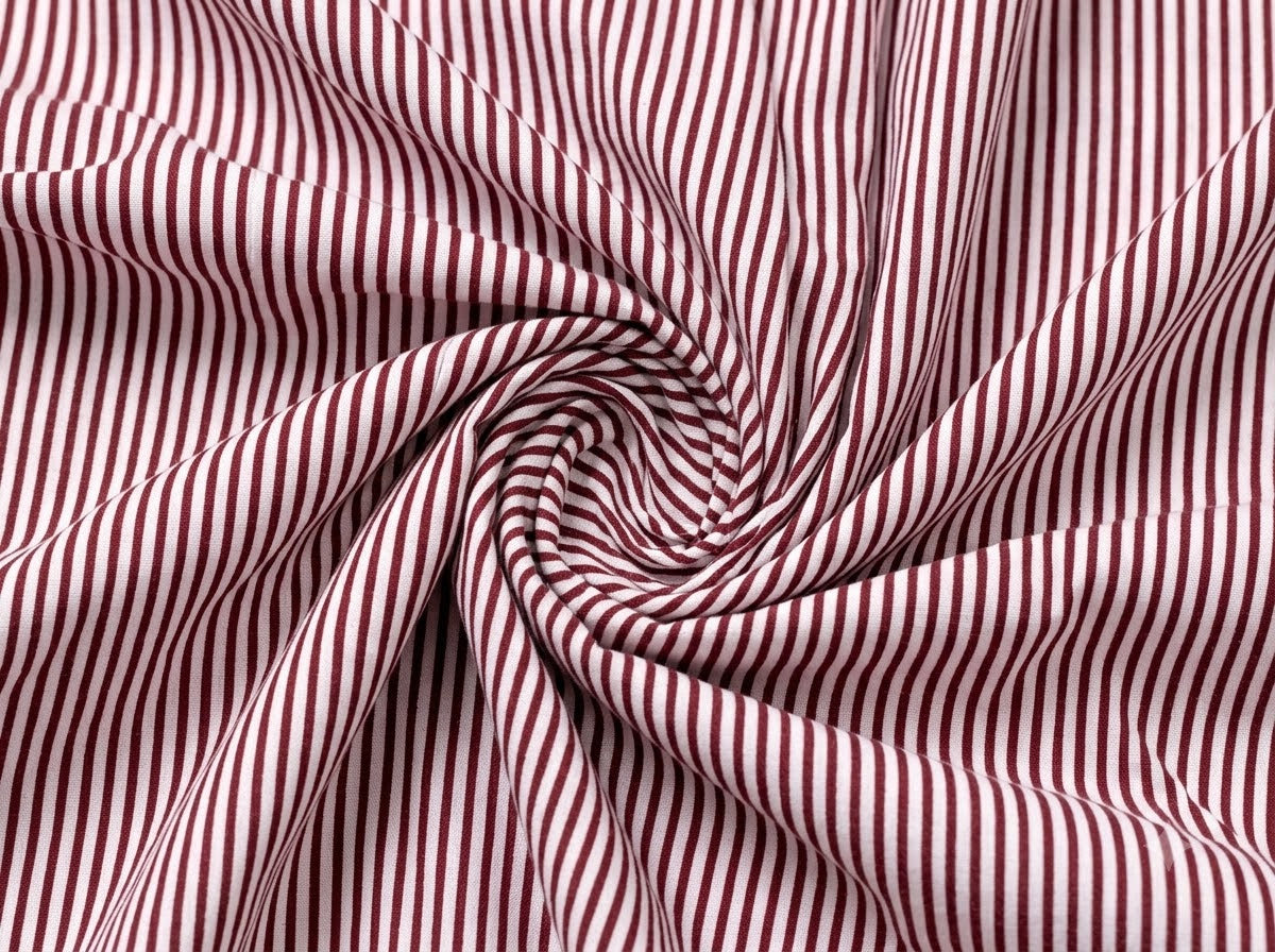 Ruby Red Stripe Embroidery Napkins Ridhi Block Print