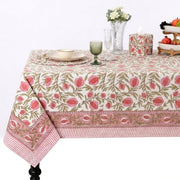 Blush Pink Pomegranate Square & Rectangle Tablecloth
