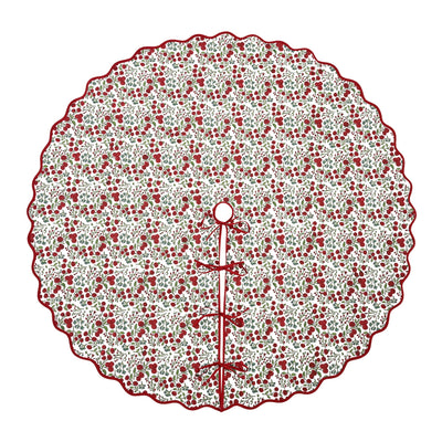 Garnet Red Tree Skirt