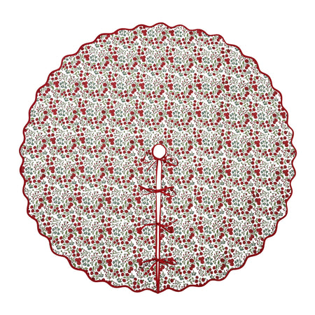 Garnet Red Tree Skirt