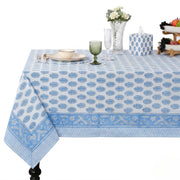 Cerulean Blue Square & Rectangle Tablecloth