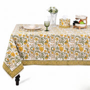 Five Call Golden Square & Rectangle Tablecloth