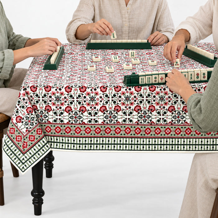 Apple Red & green Square & Rectangle Tablecloth