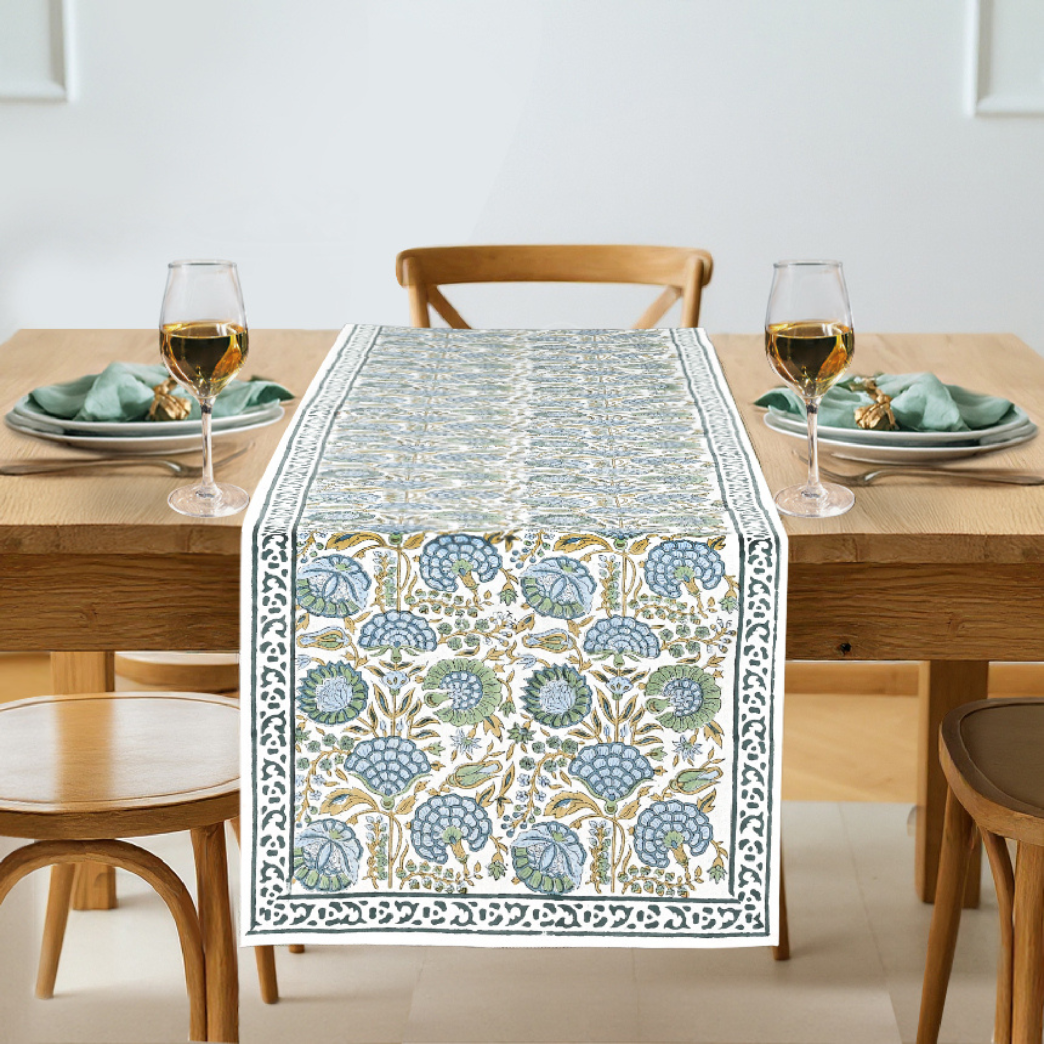 Asparagus Green Table Runner