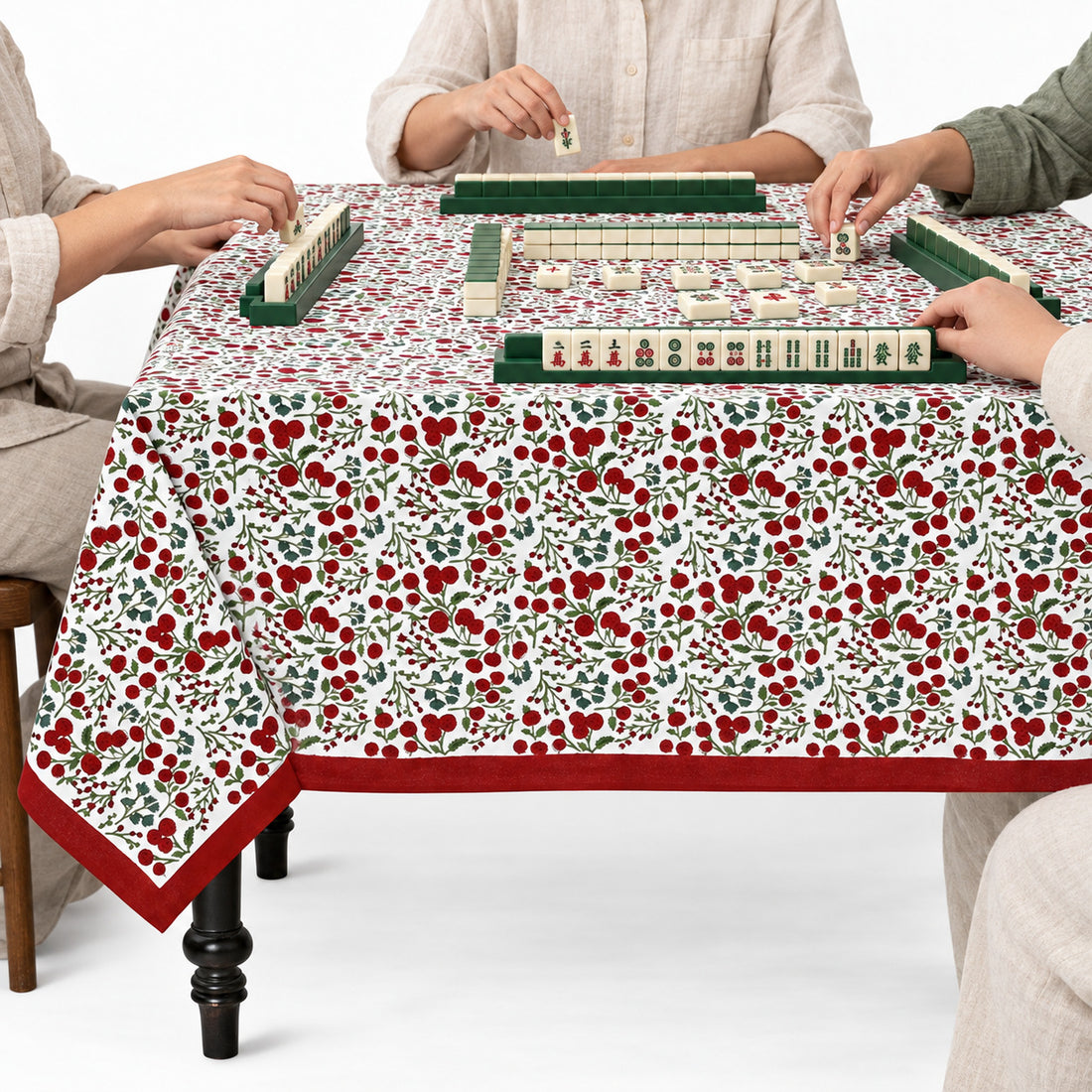 Garnet Red Square & Rectangle Tablecloth