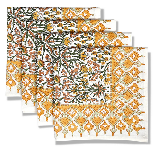 Goldenrod Yellow Border Napkins