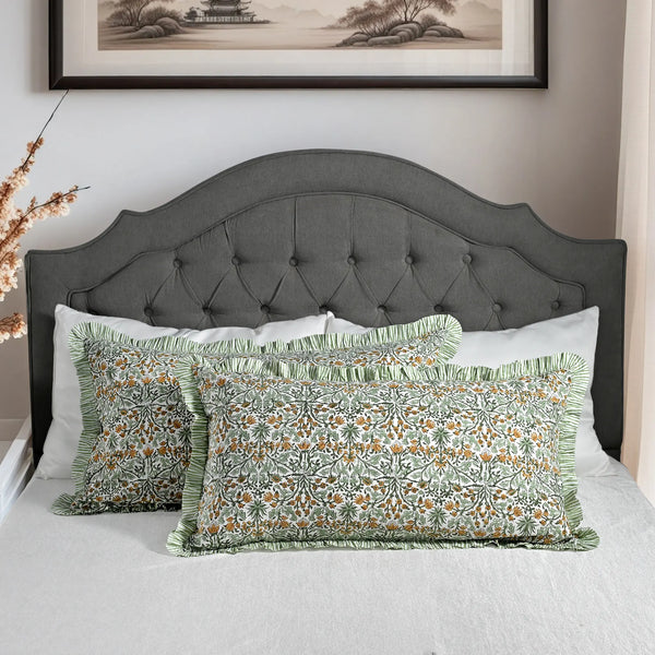 Goldenrod Yellow Bed Pillow Cover