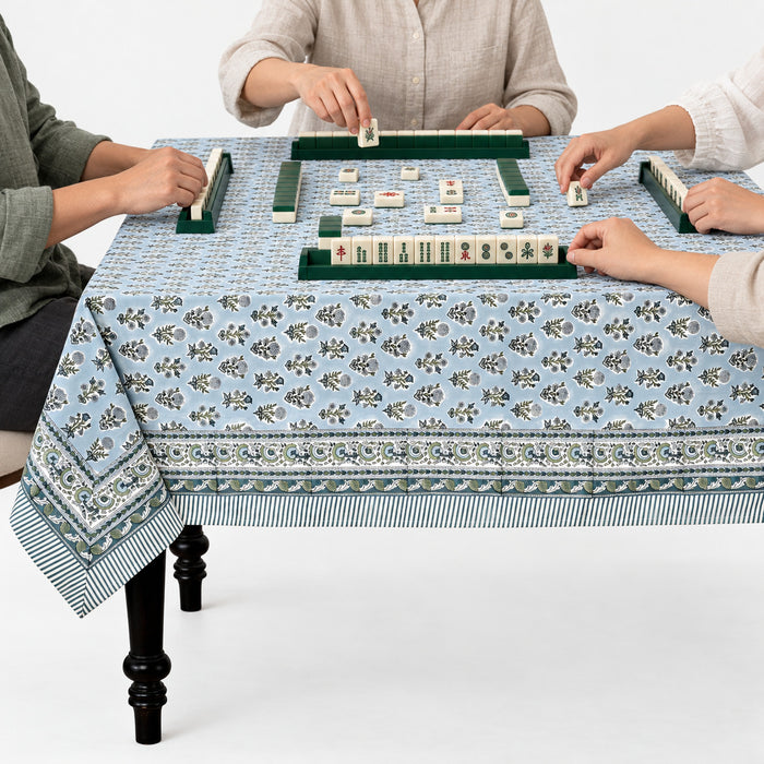 Harbor Blue Square & Rectangle Tablecloth