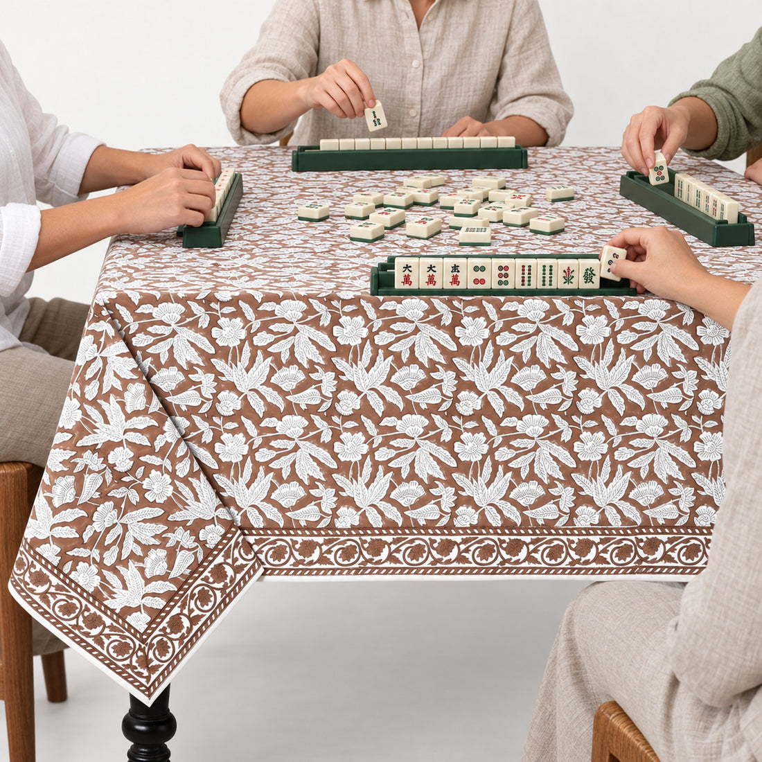 Oak Brown Square & Rectangle Tablecloth
