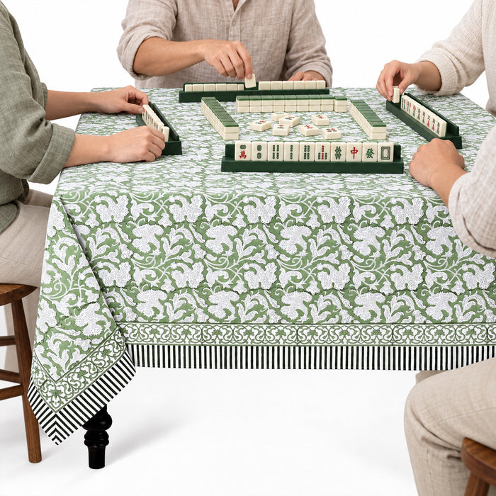 Sage Green Square & Rectangle Tablecloth