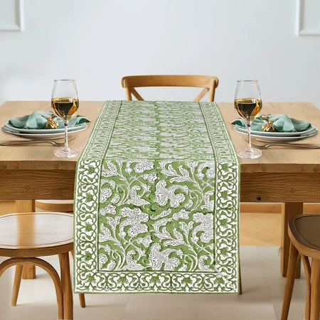 Sage Green Table Runner