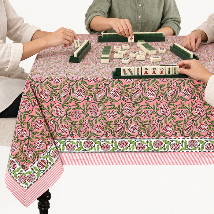 Strawberry Pink Square & Rectangle Tablecloth