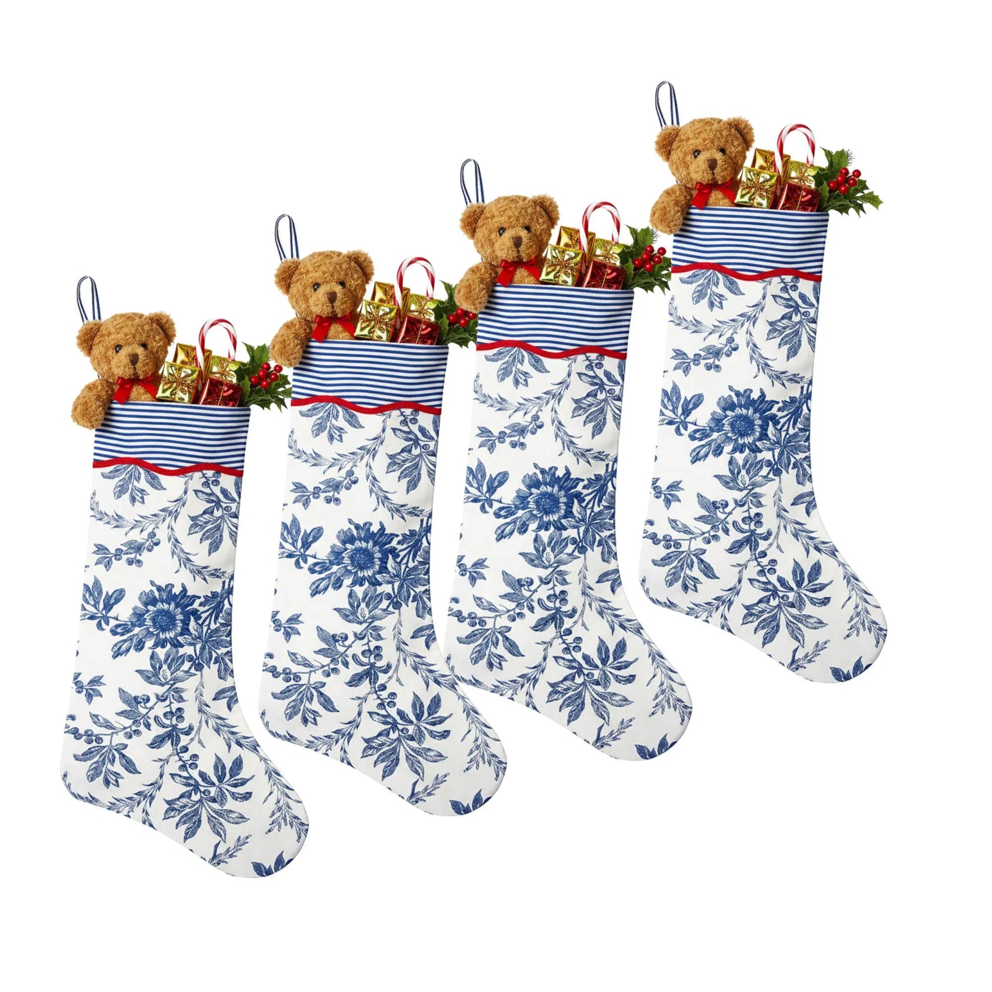 Incremental Blue Christmas Stocking